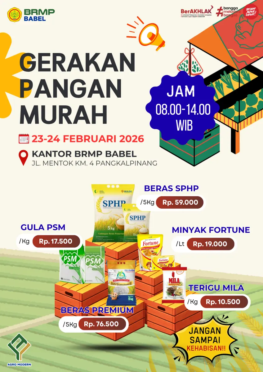 Gerakan Pangan Murah BRMP Babel